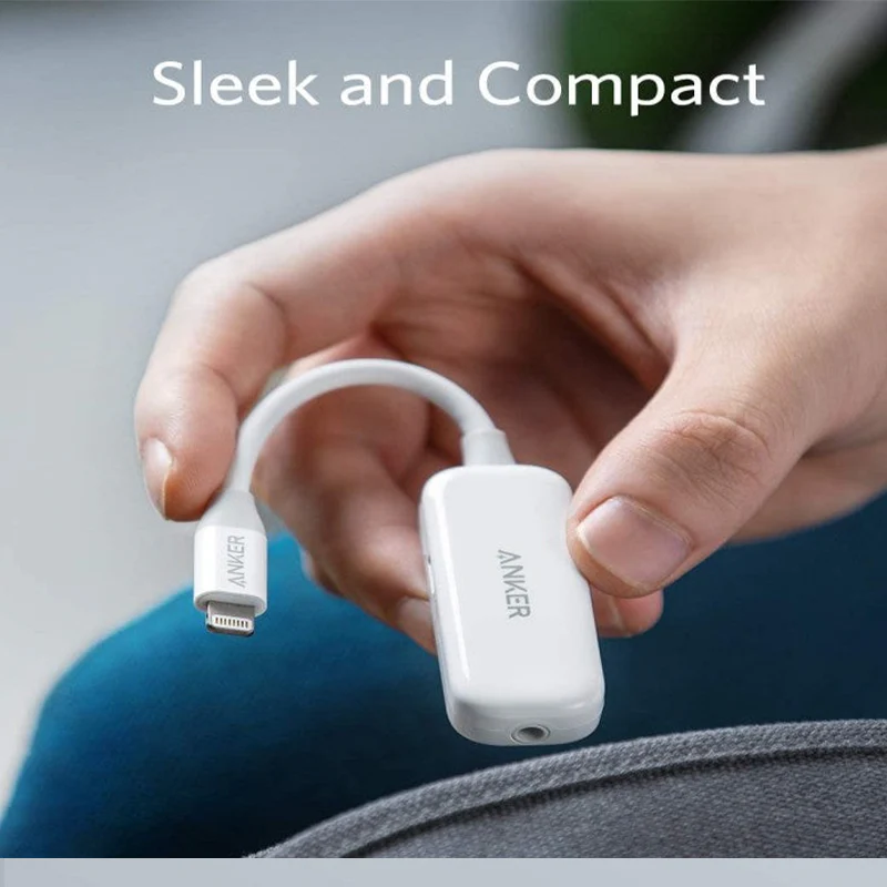 Anker 2-in-1 Audio & Lightning Charging Adapter 3.5mm Headphone Jack MFi-Certified - Image 5
