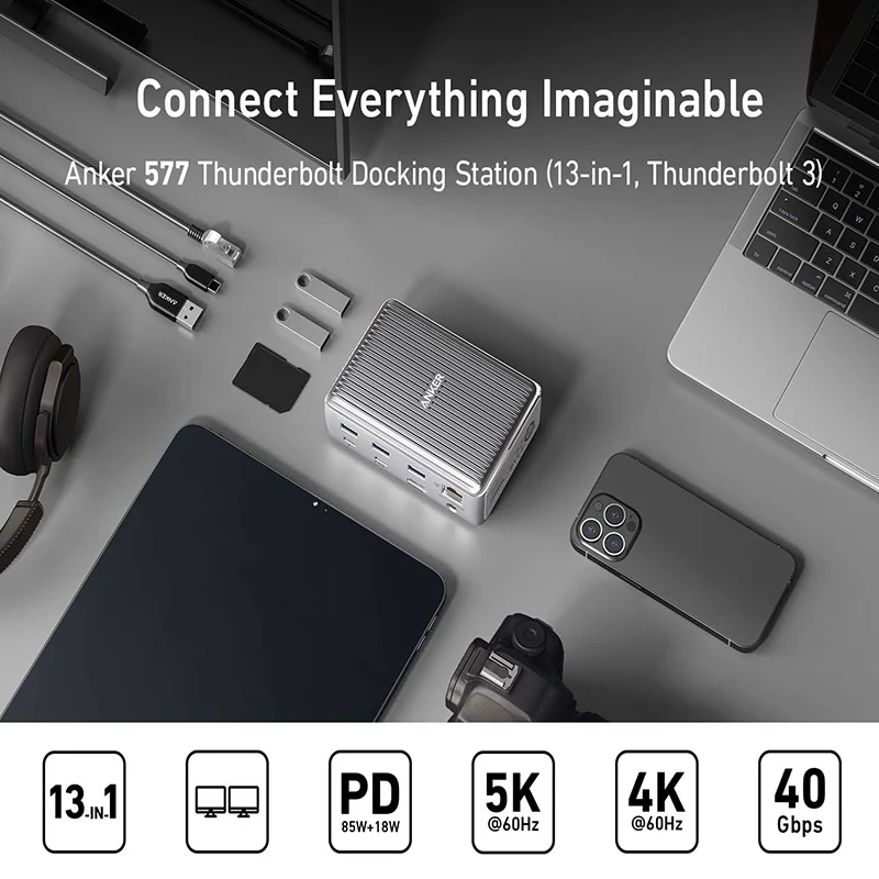Anker 577 Thunderbolt Docking Station (13-in-1, Thunderbolt 3) - Image 7