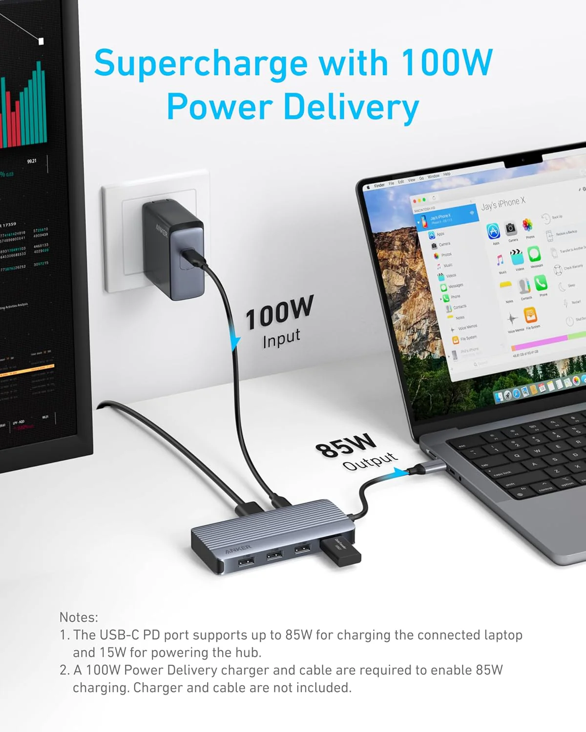 Anker 7-in-1 USB-C Hub, Dual Monitor USB C Docking Station - Image 5