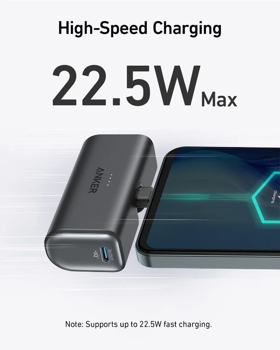 Anker Nano Power Bank (12W, Built-In Lightning Connector) - Image 3