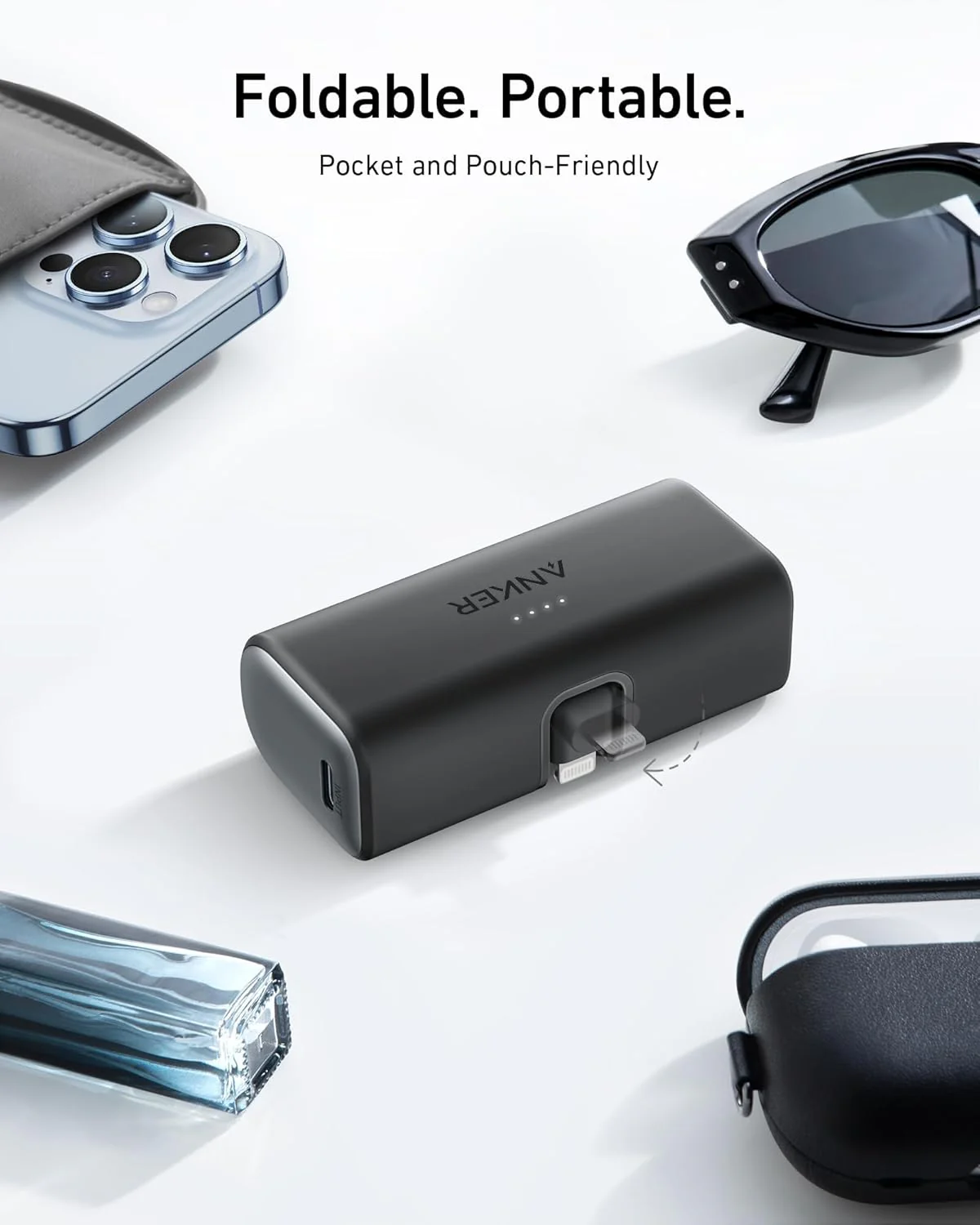 Anker Nano Power Bank (12W, Built-In Lightning Connector) - Image 4