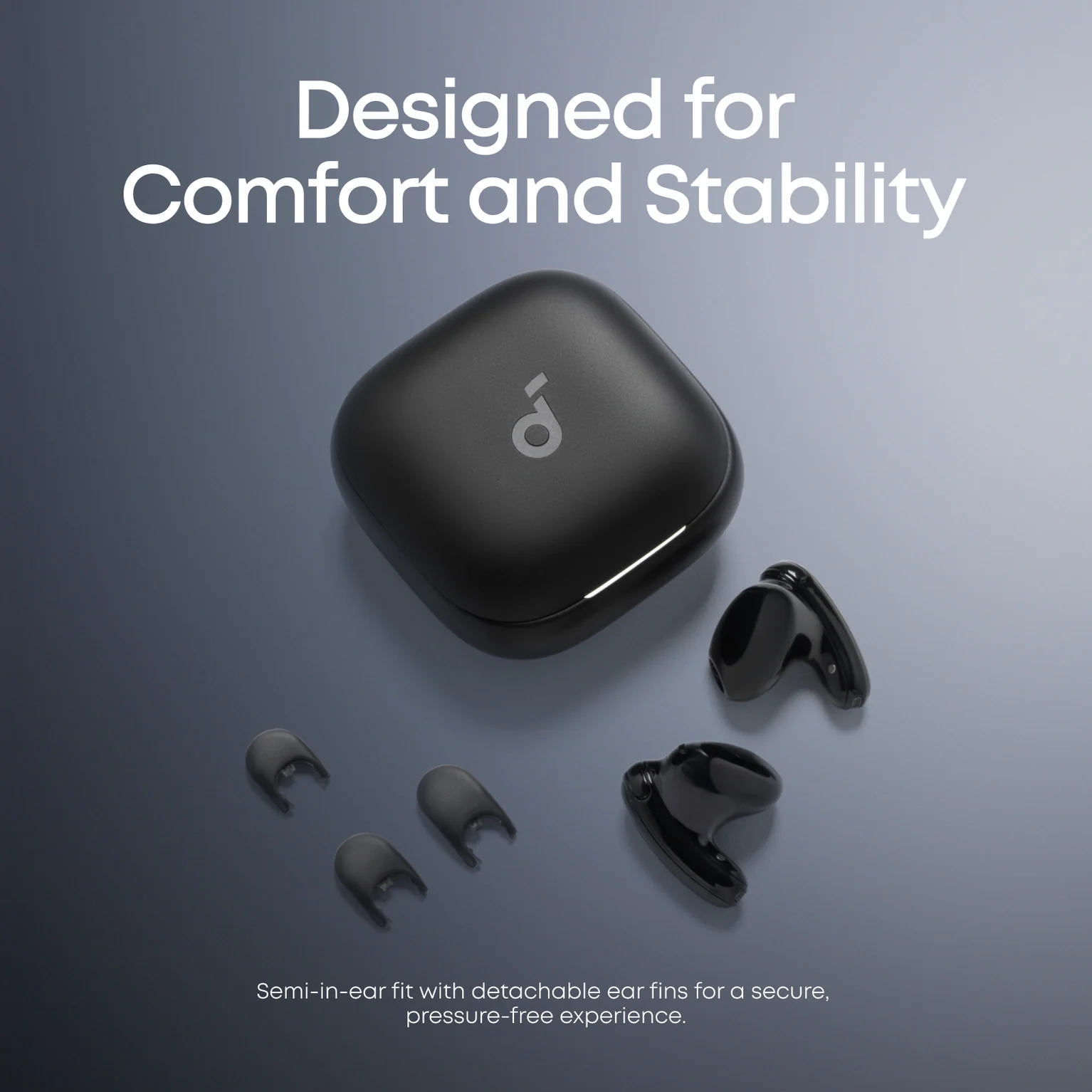 Anker Soundcore Liberty Buds,Semi-In-Ear Design with Real-Time Adaptive ANC - Image 4