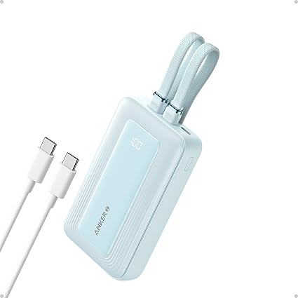 Anker Zolo Powerbank 10000mAh 35w Built-In Dual USB-C Cable - Image 6