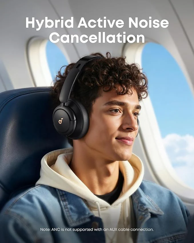soundcore Q30 | Bluetooth Noise Cancelling Headphones Blue / Black - Image 3